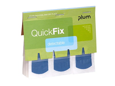 Plaster Detectable Sporbare Blå