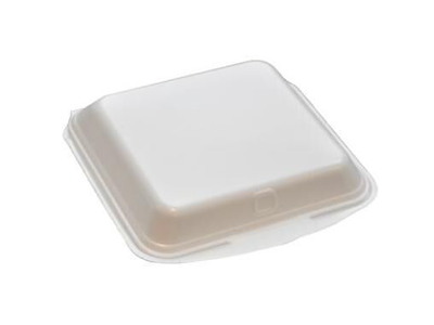 Skumbakke 1-rum 210x245x72 mm Hængslet låg XPS Hvid