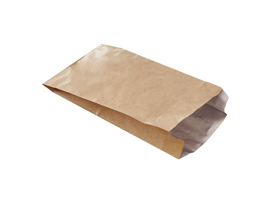 Grillpose 190x85x335+20mm kraft med aluminium Brun