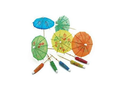 Parasol 80 mm Assorterede farver