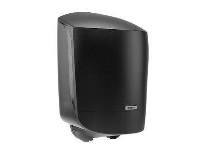 Dispenser Håndklæderulle Katrin M Midi L24xB26.3xH40.4cm Plast Sort