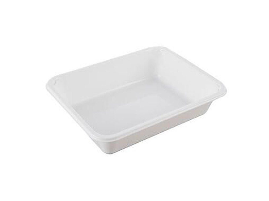 Bakke 1-rum 2227-1D 1410 ml 227x178x50 mm CPET Hvid