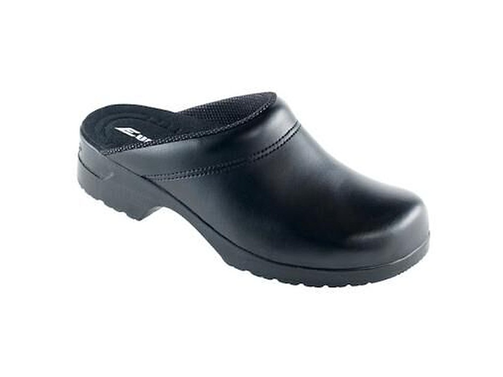 Træsko Tøffel str 41 med Polstring/Chock absorbering Sort