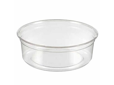 Bæger Deli 200 ml 8 oz Ø117x36 mm Rund RPET Klar