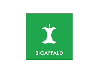 Piktogram L120xB120mm Bioaffald