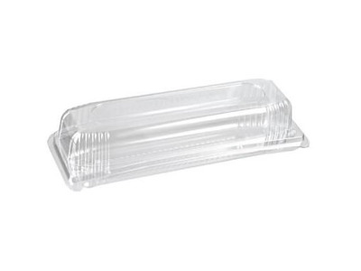 Bakke Flutes Rektangulær 800ml L256xB100xH66mm APET Klar