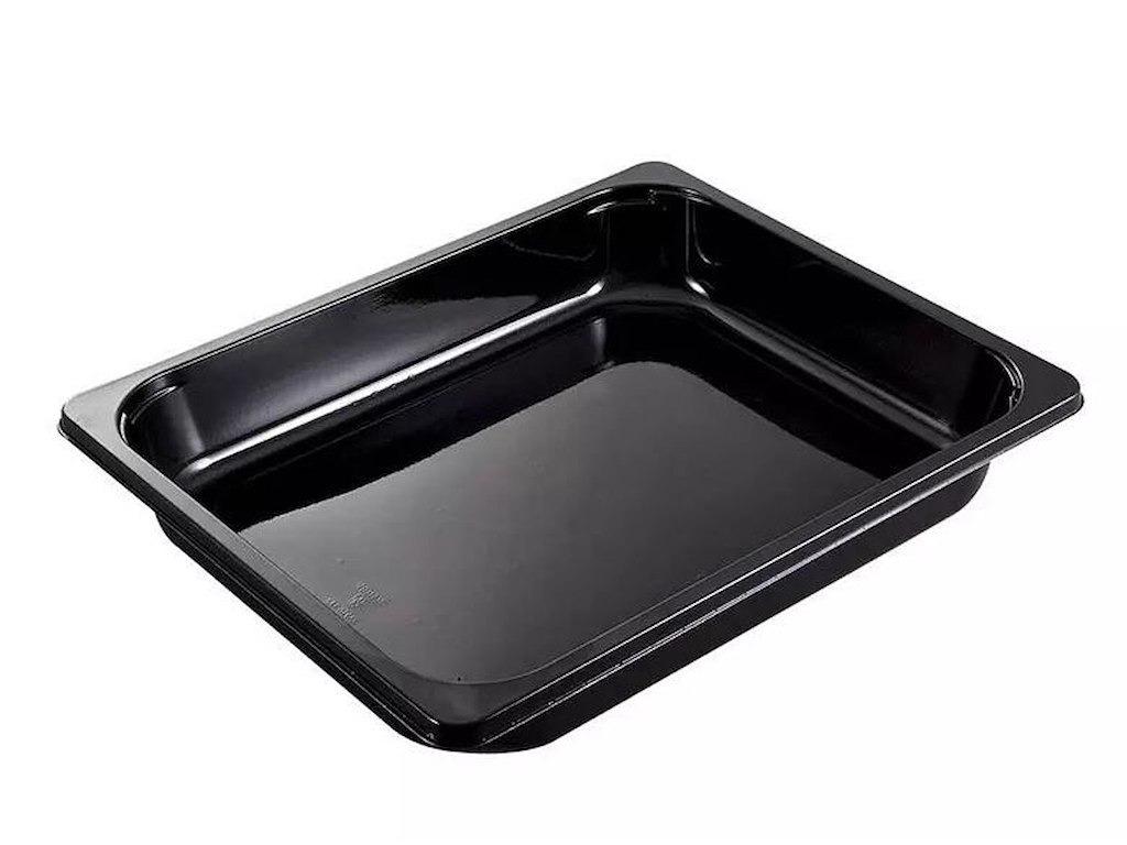 Bakke 1/2 GN C2325-1A 1-Rum 3350ml L325xB265xH50mm CPET Sort
