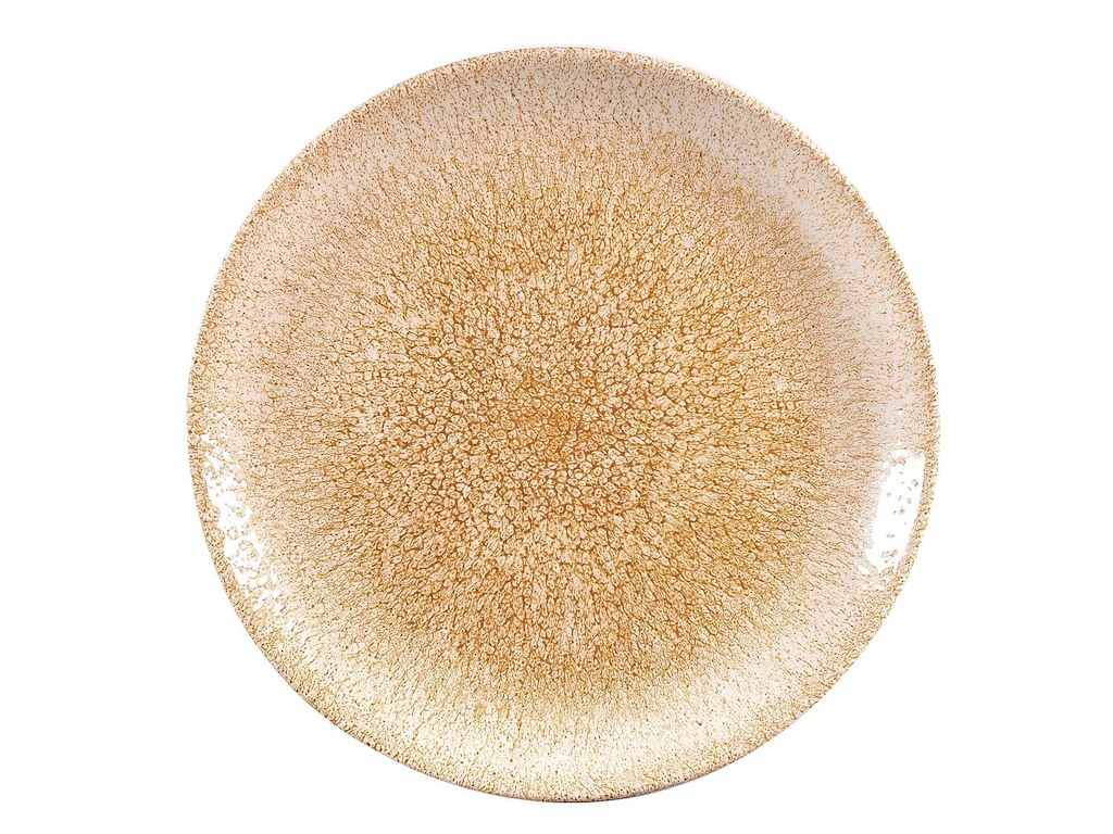 Tallerken Coupe Churchill Raku Ø26 cm Porcelæn Garnet Orange