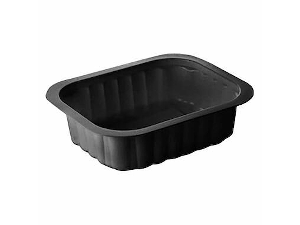 Bakke 1-rum 1/8 GN 350 ml 138x114x35 mm PP Sort