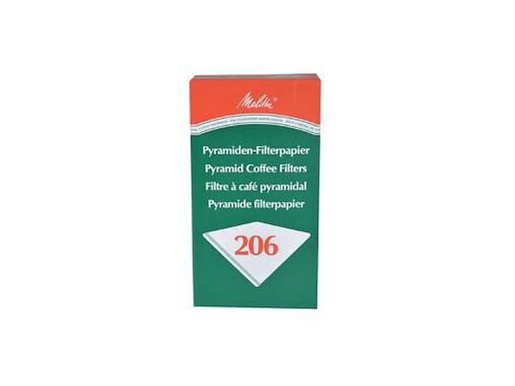 Pyramidefilter nr. 206 hvid