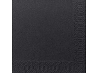 Serviet Duni 24x24cm 3-lag Sort