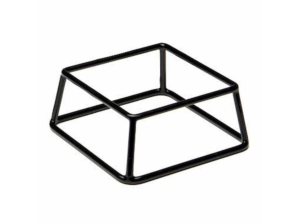 Buffetstander MULTI 18x18x8 cm Gummibelagt Metal Sort
