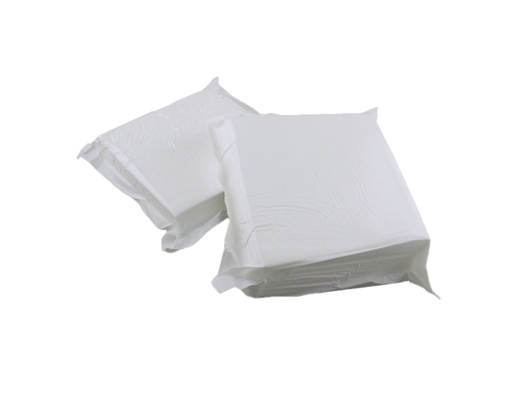 Vaskeklud engangs skum 200x200x3,5mm hvid