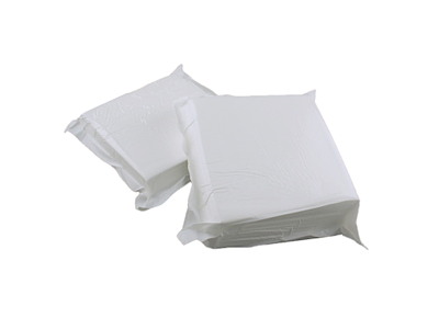 Vaskeklud engangs skum 200x200x3,5mm hvid