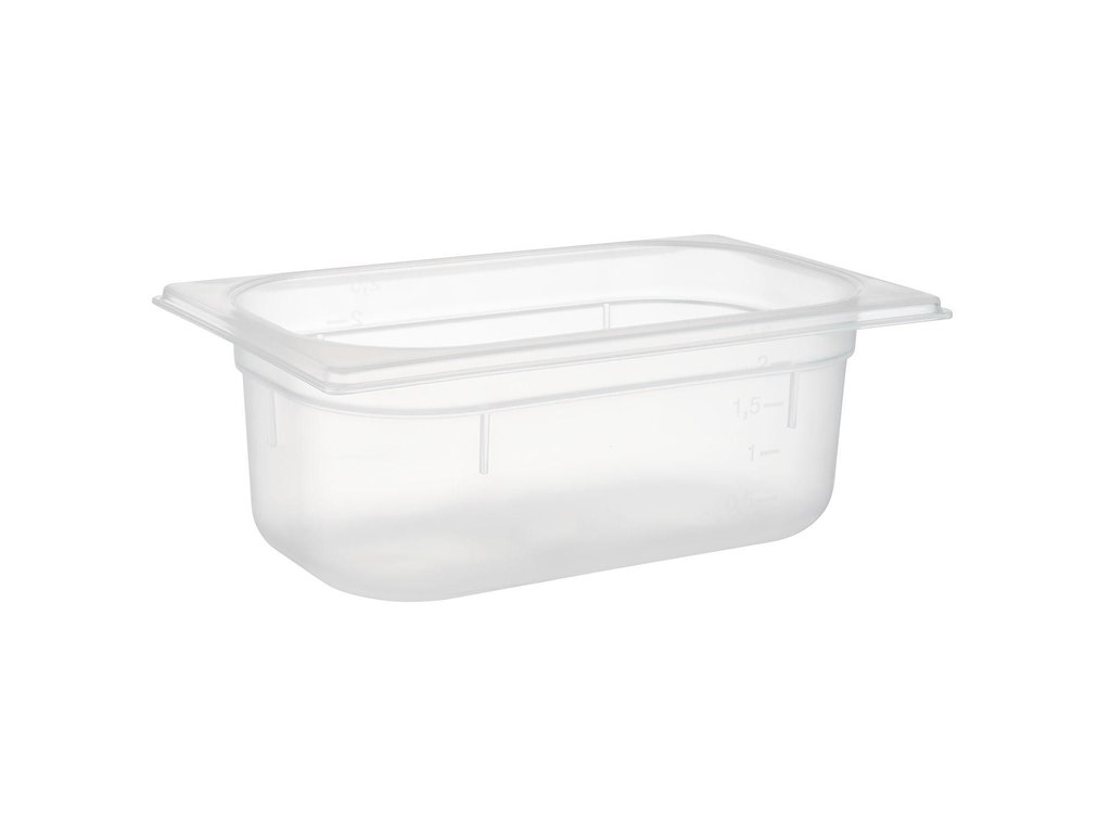 Kantine 1/4 GN 2.5 ltr 26.5x16.2x10 cm Polypropylen Klar
