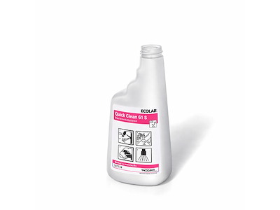 Flaske Tom Skum 650ml med Tryk uden Hoved Klar til Oasis Clean 61 S