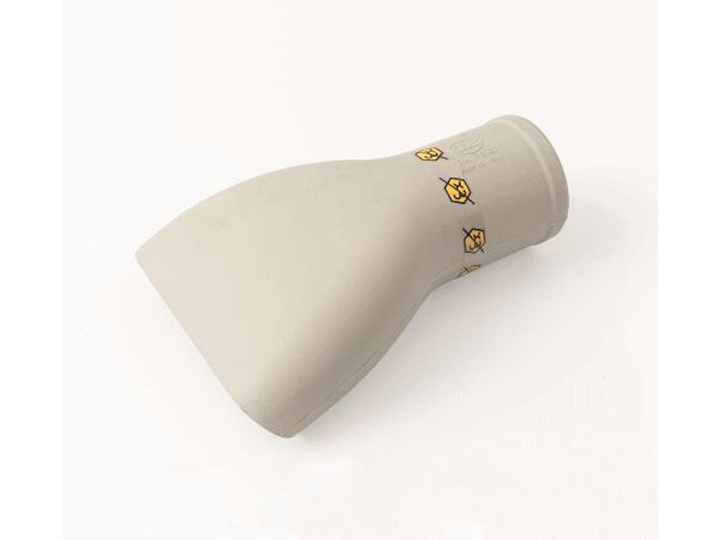 HÅNDMUNDSTYKKE 120 MM GUMMI Ø50 til S3