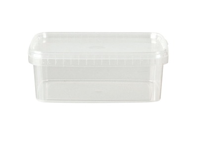 Bøtte 5541 1500 ml 195x195x61 mm Fryseegnet minus 20 grader PP Klar