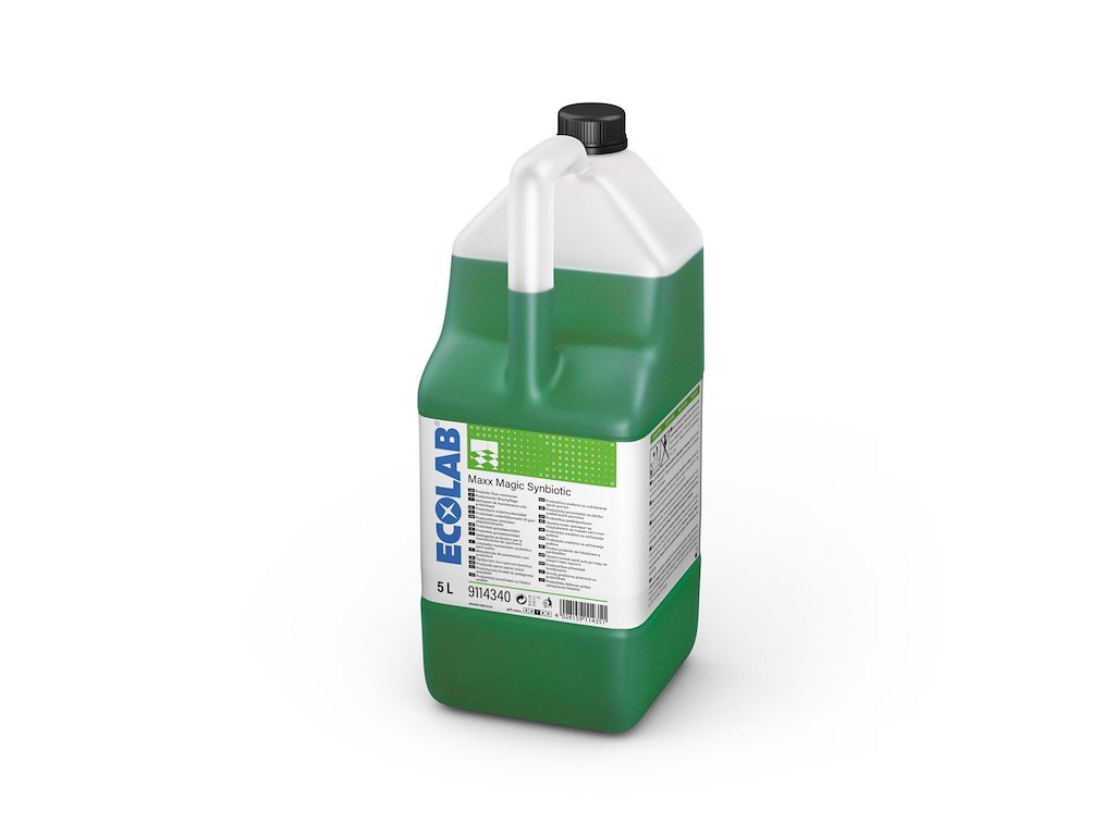 Gulvrengøring Maxx Magic Synbiotic 5ltr Ecolabel m Parf Manuel t finporede gulve