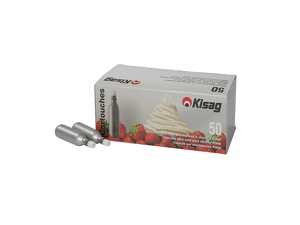 Sifonpatron Kisag 50stk til flødeskumssprøjte