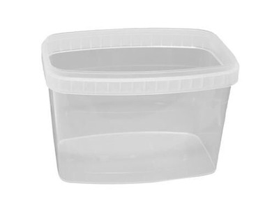 Bøtte 2500 ml 140x200x132 mm PP klar