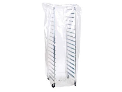 Stikvognshætte 850x650x2000 mm 100 my med Lynlås Plast til DB 1/1 GN Stikvogn