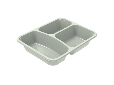 Bakke 3-rum 2227-3G rektangulær L227xB178xH43mm 545/280/200ml CPET evolve