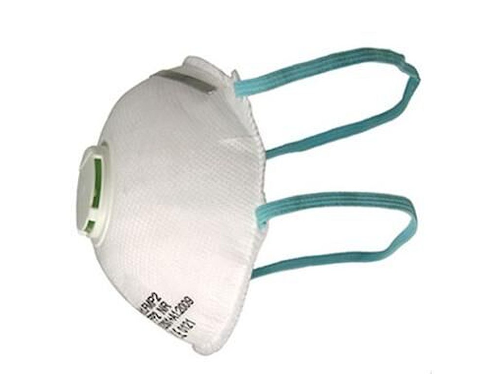 Maske Sikkerhed P2 Keep Safe m/Ventil mod Tørre partikler/væskeformige aerosoler