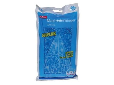Isterningepose Schur Maxi selvlukkende 375ml L180xB340mm LDPE klar 30 poser