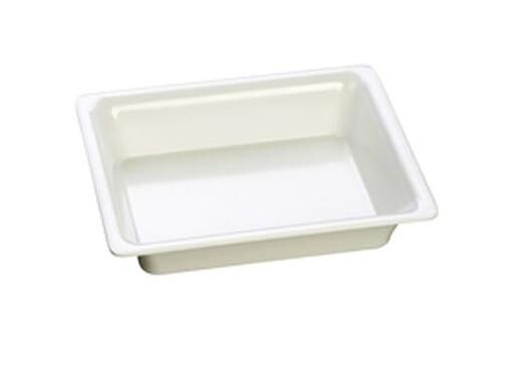 Kantine Slim 1/2 GN 32.5x26.5x6.5 cm Melamin Hvid