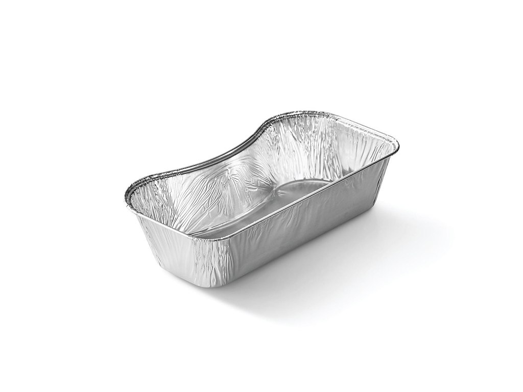Indsats bakke 400 ml buet form 174x89/78x41 mm til Ready2cook bakker alu