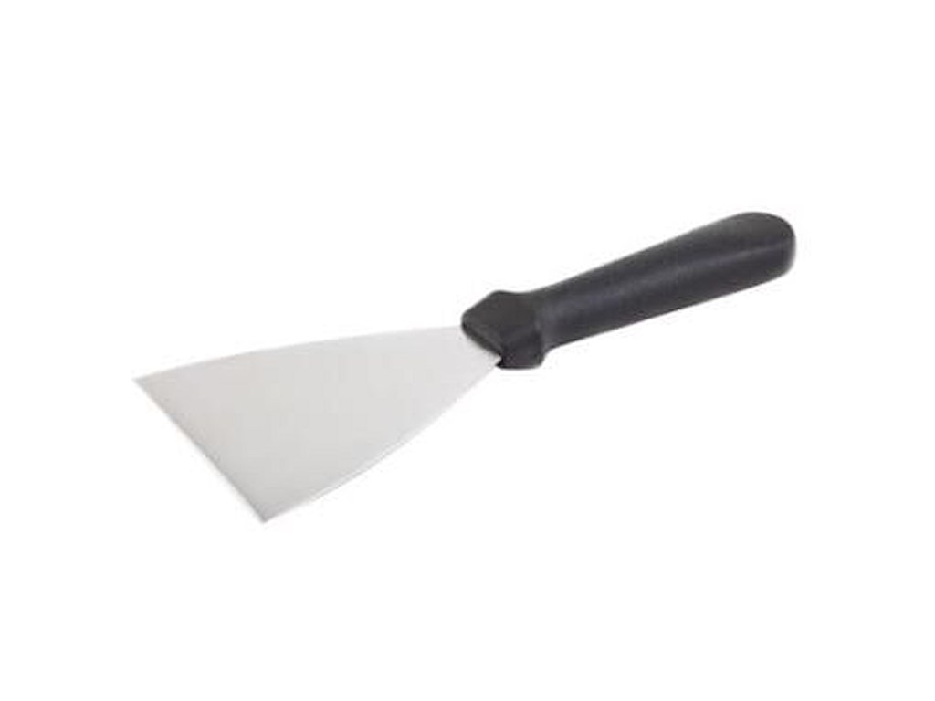 Paletspade 12x10 cm med Plast Skaft Sort