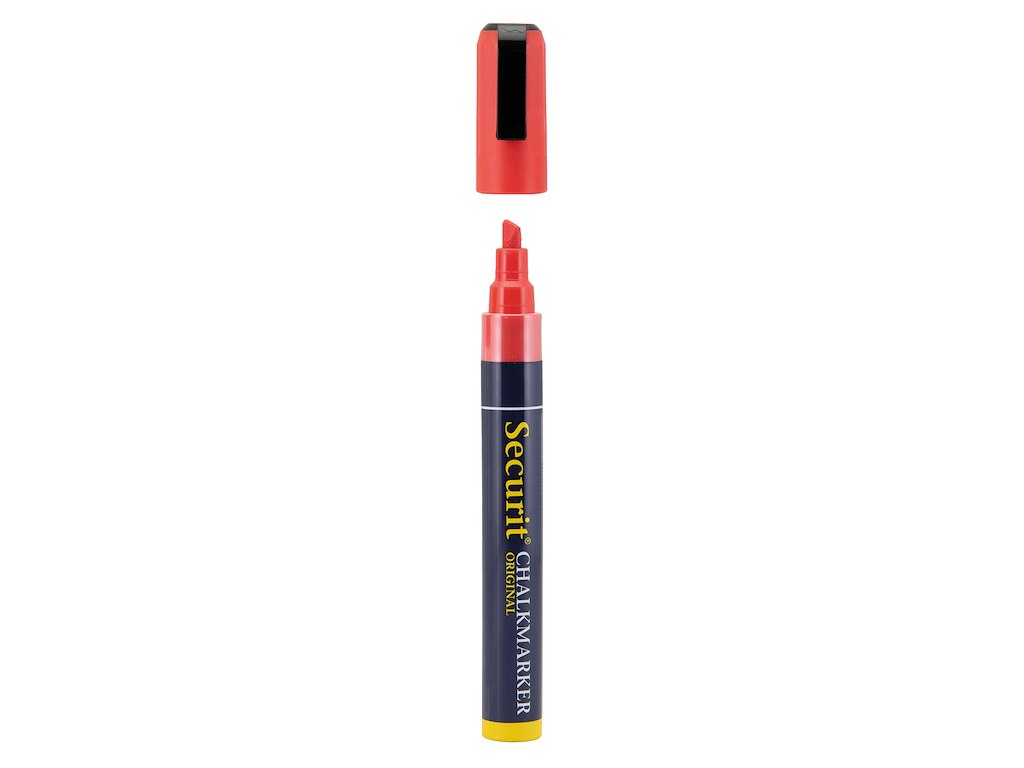 Tuschpen 1 stk Securit medium 2-6 mm Rød