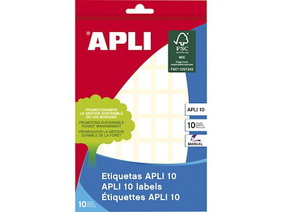 Markeringsetiket Apli Avery L19,5xB12mm