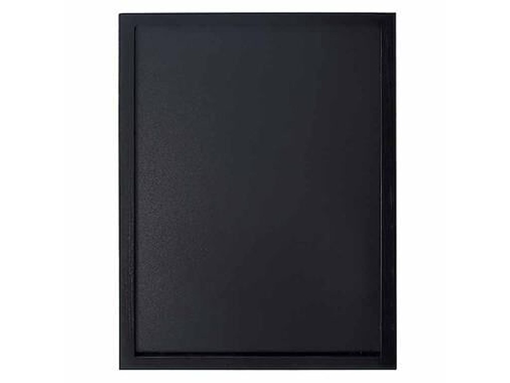 Tavle til væg Securit 60x40x1 cm med Ramme Sort