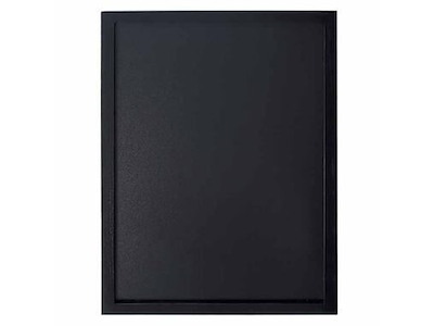 Tavle til væg Securit 60x40x1 cm med Ramme Sort