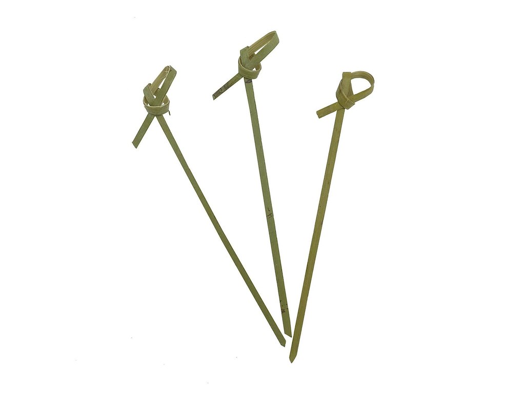 Spyd 100 mm med Sløjfe Bambus