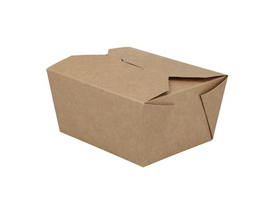 Takeaway æske Verive 90/106x110/127x65 mm 500 ml kraft biocoating Brun