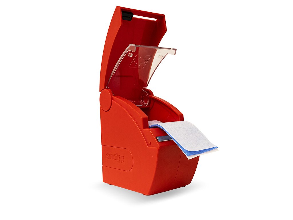 Dispenser Plaster Snøgg Soft Next Plast med Afrivefunktion Rød