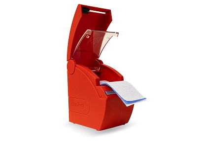 Dispenser Plaster Snøgg Soft Next Plast med Afrivefunktion Rød