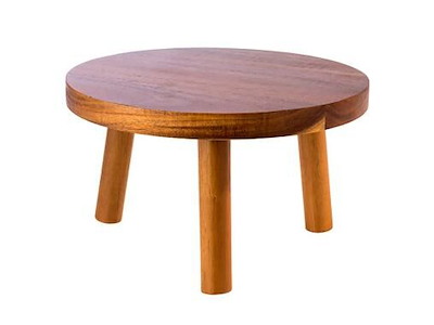 Buffetstander Ø25x15 cm Træ