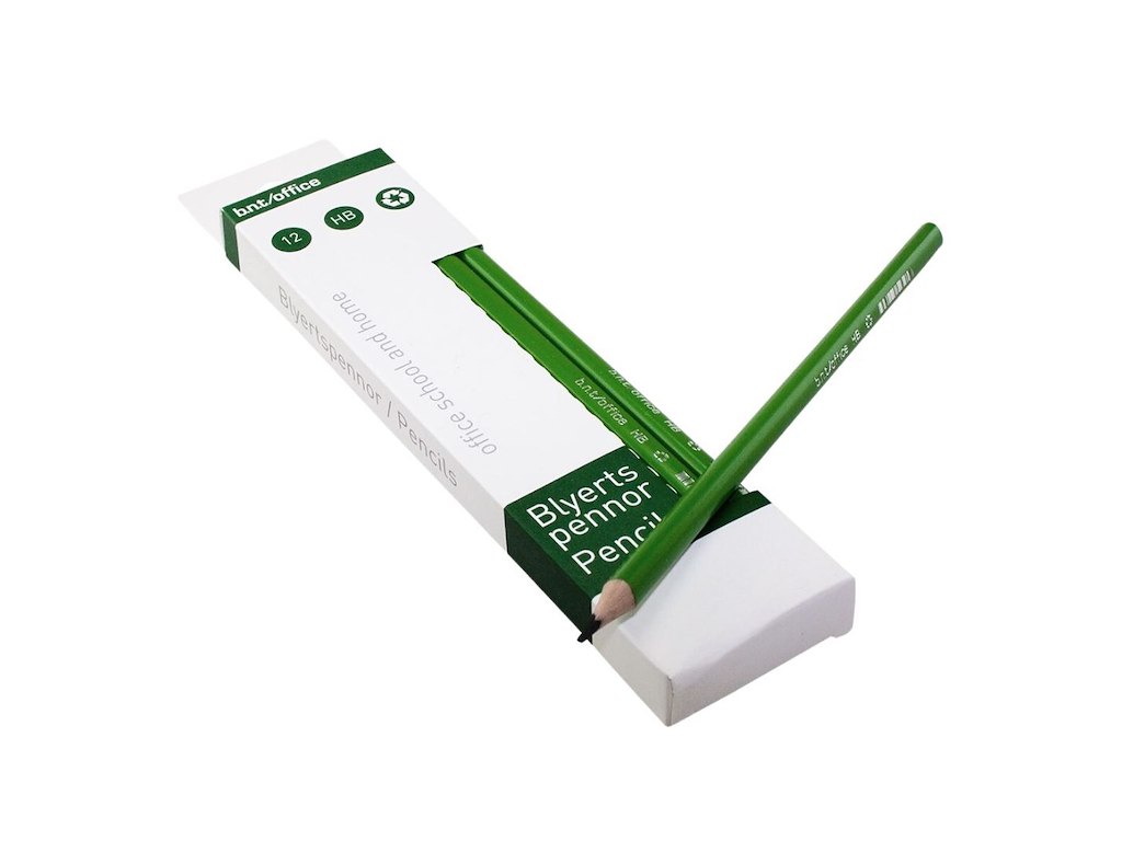 Blyant HB Grøn 12 Pakke