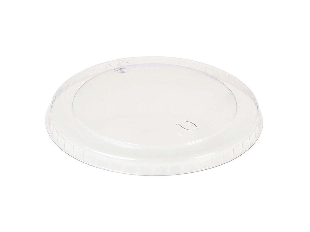 Plastlåg Ø105 mm Bionedbrydelig PLA Klar til isbæger 360 ml