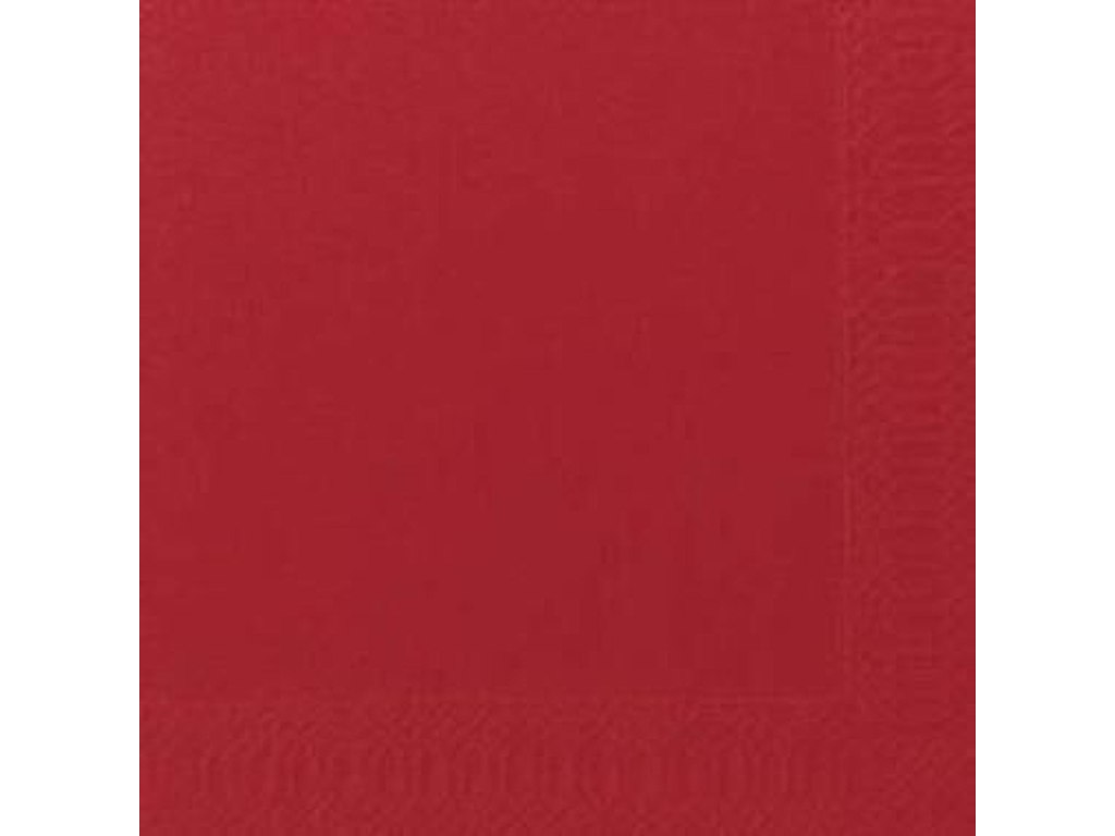 Serviet Duni 40x40cm 3-lag Rød 125 stk