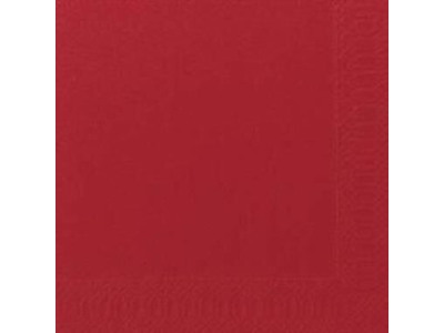 Serviet Duni 40x40cm 3-lag Rød 125 stk