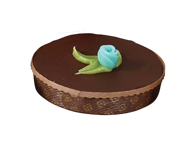 Kageform Ø170x35 mm Rund Brun/Guld uden tilsat fluor