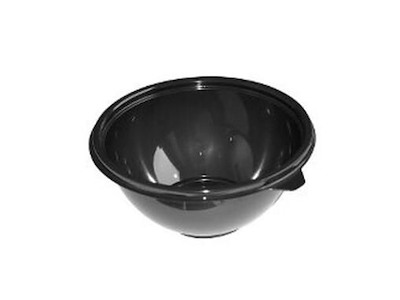 Bowle skål 1000 ml Ø180x70 mm Rund PET Sort