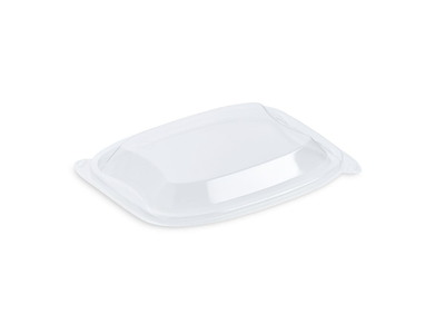 Låg Bistro Warm 1-rum rektangulær L190xB155xH23mm PP Klar