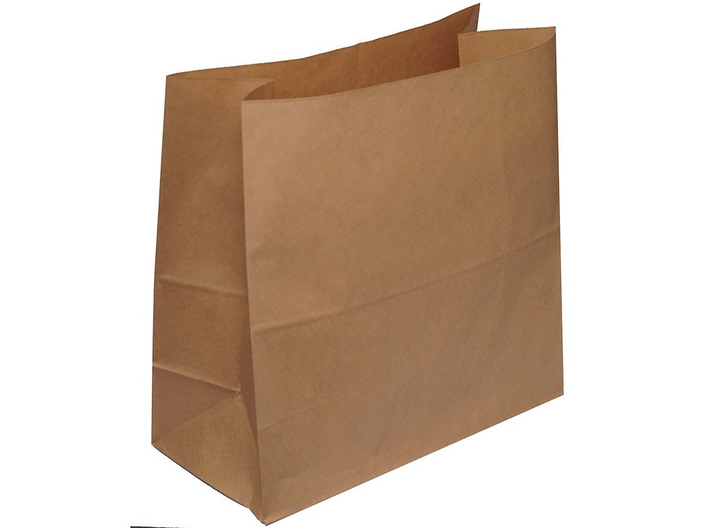 Klodsbundspose 350x170x350mm 21 ltr 80 gr Brun