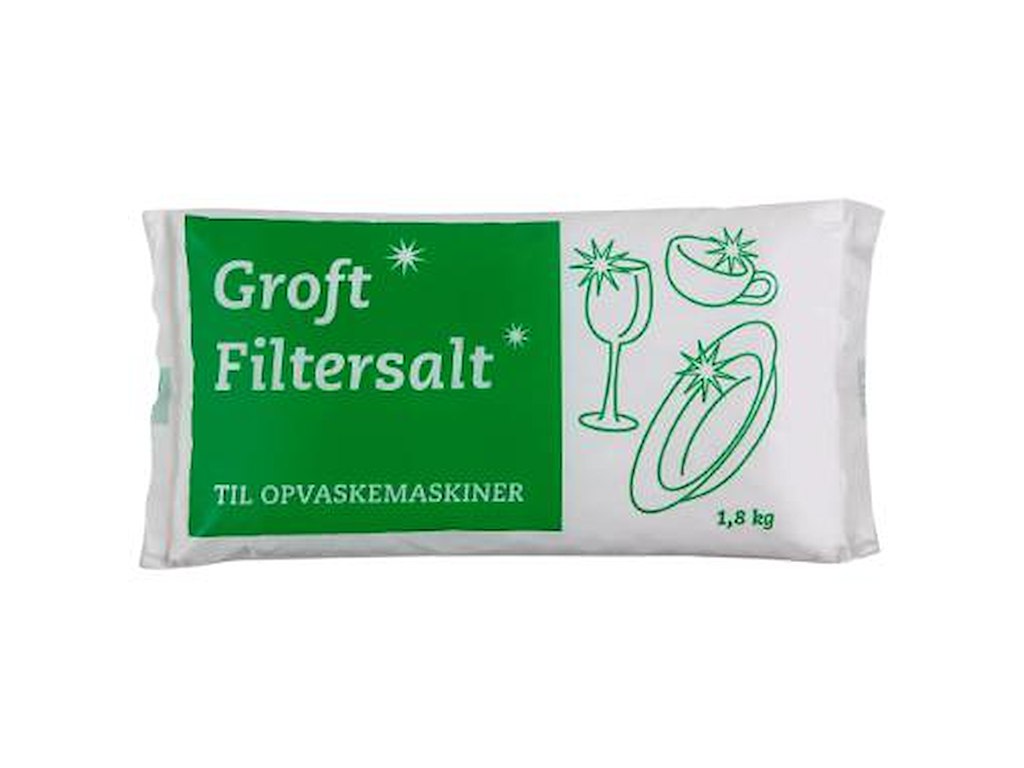 Maskinopvask Filtersalt groft 1,8 kg.